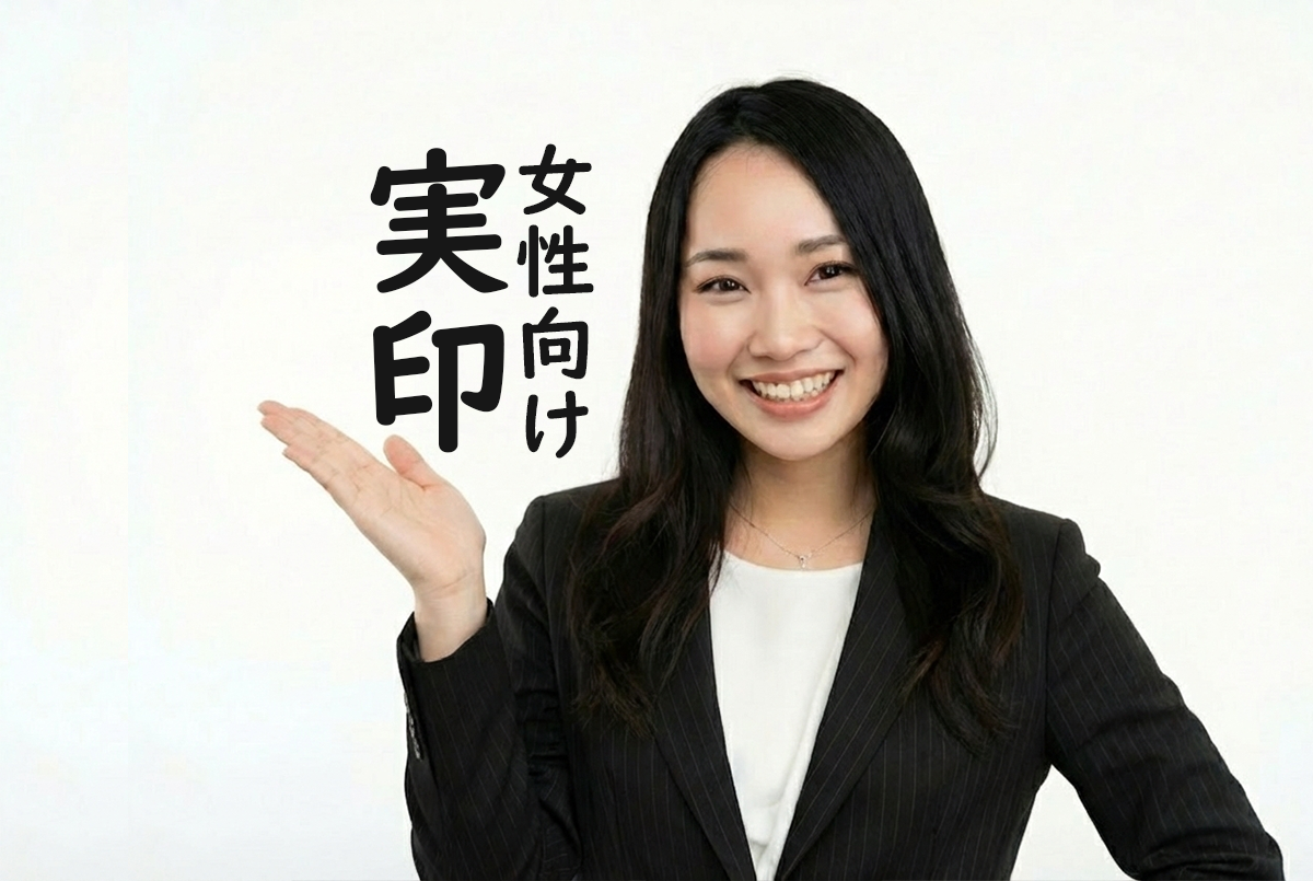 女性向け実印のおすすめデザイン｜可愛い・上品で失敗しない選び方